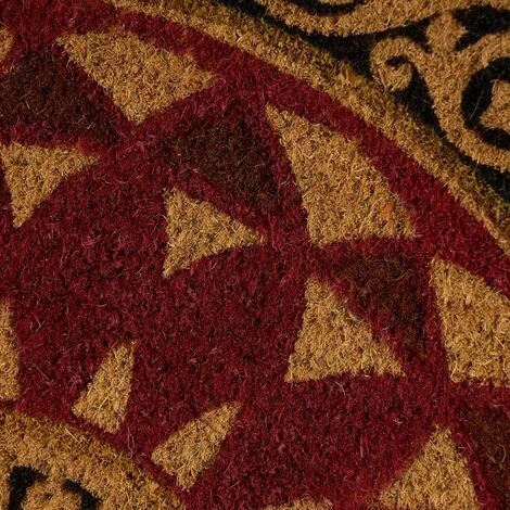 LOLAHOME Tapis D'éventail Antidérapant En Fibre De Coco Marron 60x40 Cm 2 LOLAHOME Tapis D'éventail Antidérapant En Fibre De Coco Marron 60x40 Cm – Image 2