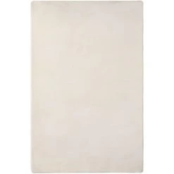 VidaXL Tapis Peluche Crème 230x160 Cm - Crème