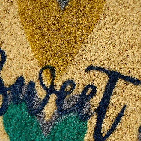 LOLAHOME Paillasson Coeurs Antidérapants Multicolores En Fibre De Coco 60x40 Cm 2 LOLAHOME Paillasson Coeurs Antidérapants Multicolores En Fibre De Coco 60x40 Cm – Image 2