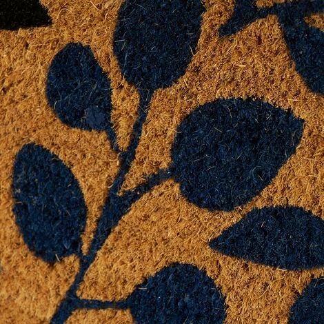 LOLAHOME Paillasson Antidérapant En Fibre De Coco Marron Et Argent 60x40 Cm 3 LOLAHOME Paillasson Antidérapant En Fibre De Coco Marron Et Argent 60x40 Cm – Image 3