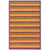 LOLAHOME Tapis D'allée En Bambou Orange 60x90 Cm