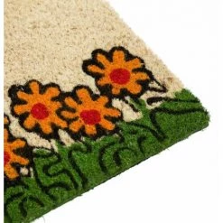 LOLA HOME Paillasson Antidérapant En Fibre De Coco Naturelle Orange 40x60 Cm 6 LOLA HOME Paillasson Antidérapant En Fibre De Coco Naturelle Orange 40x60 Cm -Tapis et paillasson Soldes 47741003 3