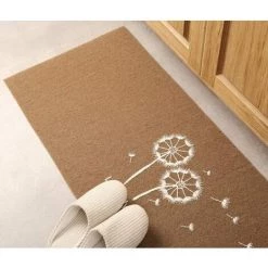 GroupM Tapis De Sol Antidérapant Pour Entrée Cuisine Et Salle De Bain (pissenlit Rouge Vin 40*60cm) -Tapis et paillasson Soldes 47810645 5