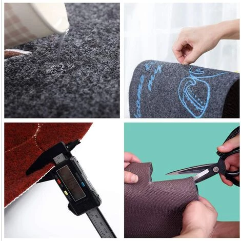 GroupM Tapis De Sol Antidérapant Pour Entrée Cuisine Et Salle De Bain (motif Zébré Gris 40*60cm) 2 GroupM Tapis De Sol Antidérapant Pour Entrée Cuisine Et Salle De Bain (motif Zébré Gris 40*60cm) – Image 2