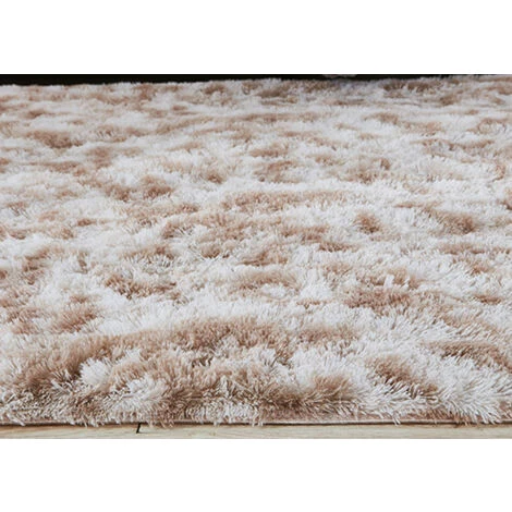 GroupM Long-haired Thick Absorbent Silk And Wool Tie-dye Carpet (water Grey, 80cm*120cm) 4 GroupM Long-haired Thick Absorbent Silk And Wool Tie-dye Carpet (water Grey, 80cm*120cm) – Image 4