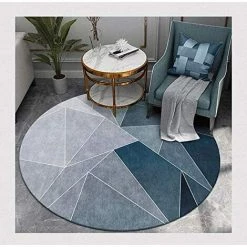 VERSAILLESFR Tapis Chaise De Bureau Anti Bruit, Versailles Tapis Rond, Antidérapant Et Sans Lavage, Tapis De Protection De Sol Pour La Maison Et Le Bureau(Color:Bleu,Size:100cm/39in) 7 VERSAILLESFR Tapis Chaise De Bureau Anti Bruit, Versailles Tapis Rond, Antidérapant Et Sans Lavage, Tapis De Protection De Sol Pour La Maison Et Le Bureau(Color:Bleu,Size:100cm/39in) -Tapis et paillasson Soldes 47881638 3