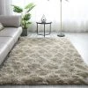 VERSAILLESFR Tapis Chambre Versailles Tapis De Décoration Tapis Moelleux Tapis Shaggy Longues Soft Tapis Pour Salon Tapis Antidérapant Pour Salon Chambre Tapis De Plancher(Marron, 120 * 160cm)