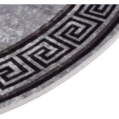 VidaXL Tapis Lavable Antidérapant φ120 Cm Multicolore - Multicolore -Tapis et paillasson Soldes 48213349 4