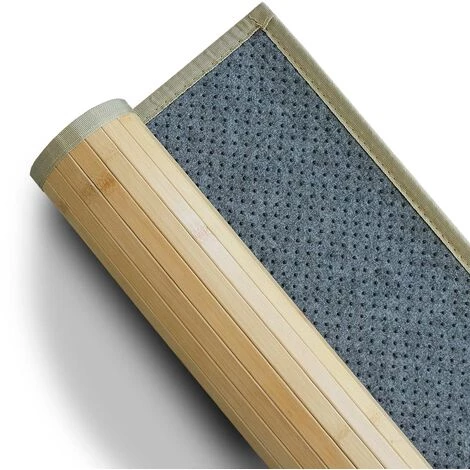 CASA PURA Tapis En Bambou Souci 50 X 80 Cm - Nature 3 CASA PURA Tapis En Bambou Souci 50 X 80 Cm - Nature – Image 3