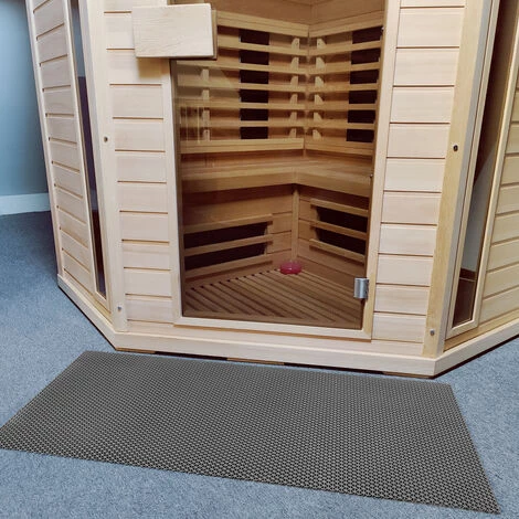 GARDENYA PLASTIK Tapis Quadrillé Ultra Grip Avec Structure En Diamant 120 Cm - Par Mètre Linéaire - Gris 2 GARDENYA PLASTIK Tapis Quadrillé Ultra Grip Avec Structure En Diamant 120 Cm - Par Mètre Linéaire - Gris – Image 2