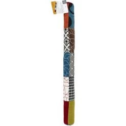 THE HOME DECO FACTORY Boudin De Porte Patchwork 80 X 7 Cm Multicolore - Multicolore -Tapis et paillasson Soldes 48746362 3