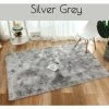 JMAX Tapis De Salon Shaggy 100 X 160 Cm Moderne Décoration Gris A