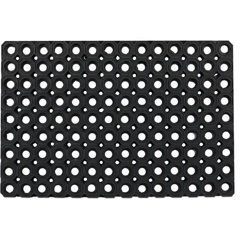 Relaxdays Paillasson Caoutchouc, 40x60, Antidérapant, Résistant, Caillebotis Extérieur, Tapis D’entrée, Picots, Noir 1 Relaxdays Paillasson Caoutchouc, 40x60, Antidérapant, Résistant, Caillebotis Extérieur, Tapis D’entrée, Picots, Noir