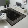JADOREL Tapis Orient Style 80x300 Cm Rectangulaire BLACO Gris Couloir Adapté Au Chauffage Par Le Sol - Gris