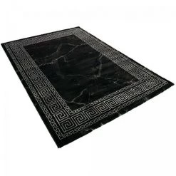 JADOREL Tapis Orient Style 80x300 Cm Rectangulaire BLACO Gris Couloir Adapté Au Chauffage Par Le Sol - Gris -Tapis et paillasson Soldes 48875768 5