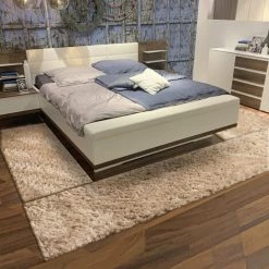 KARAT Bordure De Lit Flokati Élite Beige Clair 1205 Ensemble 1 1 Patin 67 X250 Cm + 2 Ponts 67 X 140 Cm - Beige Clair -Tapis et paillasson Soldes 49283325 4
