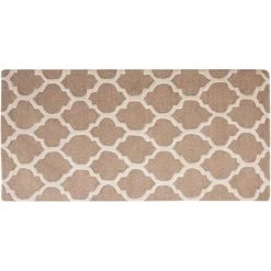 BELIANI Tapis En Tissu Beige 150x80cm - Beige