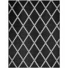 AVRIL PARIS Tapis D'extérieur En Plastique Tressé - 120x160cm - Noir - Réversible - 100% Polypropylène - 400gr / M2 - TUNIS - Noir
