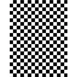 KARTOKNER Tapis Personnalité Créative Tapis En Damier Salon Chambre Simple Tapis Quadrillé Noir Et Blanc Coussin De Canapé Carré Frais Tapis Décoratifs Pour La Maison (Noir)