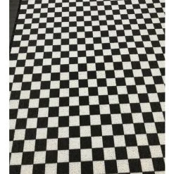 KARTOKNER Tapis Personnalité Créative Tapis En Damier Salon Chambre Simple Tapis Quadrillé Noir Et Blanc Coussin De Canapé Carré Frais Tapis Décoratifs Pour La Maison (Noir) 8 KARTOKNER Tapis Personnalité Créative Tapis En Damier Salon Chambre Simple Tapis Quadrillé Noir Et Blanc Coussin De Canapé Carré Frais Tapis Décoratifs Pour La Maison (Noir) -Tapis et paillasson Soldes 49992207 4