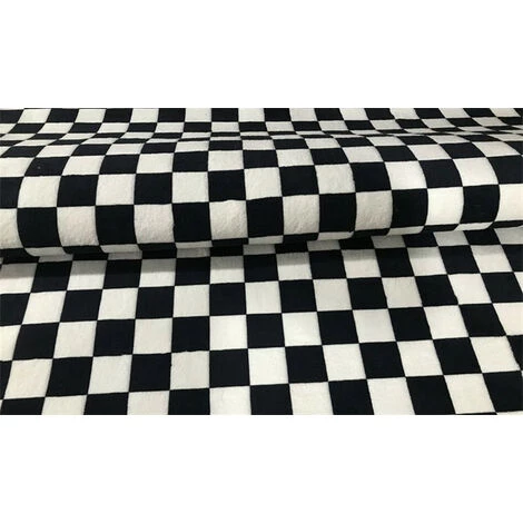 KARTOKNER Tapis Personnalité Créative Tapis En Damier Salon Chambre Simple Tapis Quadrillé Noir Et Blanc Coussin De Canapé Carré Frais Tapis Décoratifs Pour La Maison (Noir) 5 KARTOKNER Tapis Personnalité Créative Tapis En Damier Salon Chambre Simple Tapis Quadrillé Noir Et Blanc Coussin De Canapé Carré Frais Tapis Décoratifs Pour La Maison (Noir) – Image 5