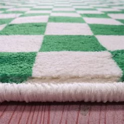 KARTOKNER Tapis Personnalité Créative Tapis En Damier Salon Chambre Simple Tapis Quadrillé Vert Et Blanc Coussin De Canapé Carré Frais Tapis Décoratifs Pour La Maison (Vert) 8 KARTOKNER Tapis Personnalité Créative Tapis En Damier Salon Chambre Simple Tapis Quadrillé Vert Et Blanc Coussin De Canapé Carré Frais Tapis Décoratifs Pour La Maison (Vert) -Tapis et paillasson Soldes 49992219 4