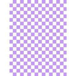 KARTOKNER Tapis Personnalité Créative Tapis En Damier Salon Chambre Simple Tapis Quadrillé Violet Et Blanc Coussin De Canapé Carré Frais Tapis Décoratifs Pour La Maison (Violet)