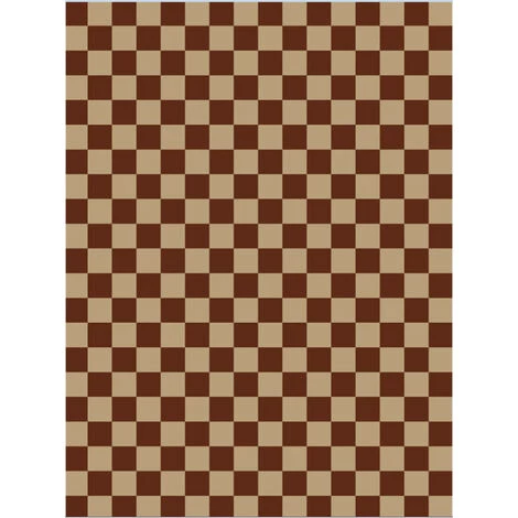 KARTOKNER Tapis Personnalité Créative Tapis En Damier Salon Chambre Simple Tapis Quadrillé Brun Et Blanc Coussin De Canapé Carré Frais Tapis Décoratifs Pour La Maison (Brun) 1 KARTOKNER Tapis Personnalité Créative Tapis En Damier Salon Chambre Simple Tapis Quadrillé Brun Et Blanc Coussin De Canapé Carré Frais Tapis Décoratifs Pour La Maison (Brun)
