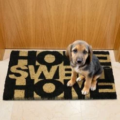 Relaxdays Paillasson Coco, Home Sweet Home, 60 X 40 Cm, Tapis D’entrée, Intérieur, Extérieur, Antidérapant, Nature/noir 8 Relaxdays Paillasson Coco, Home Sweet Home, 60 X 40 Cm, Tapis D’entrée, Intérieur, Extérieur, Antidérapant, Nature/noir -Tapis et paillasson Soldes 50008733 4