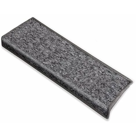 KARAT Tapis D'escalier Turbo Gris Rectangulaire - Gris 1 KARAT Tapis D'escalier Turbo Gris Rectangulaire - Gris