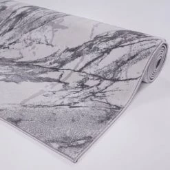 SIGNATURE - Tapis Marbre Brut Gris 080 X 150 Cm -Tapis et paillasson Soldes 50377911 4