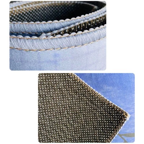 JN.SONGS Tapis Salon Chambre à Motifs Géométriques Design Moderne Pour Couloir Salle à Manger - 120x160 Cm Bleu 3 JN.SONGS Tapis Salon Chambre à Motifs Géométriques Design Moderne Pour Couloir Salle à Manger - 120x160 Cm Bleu – Image 3