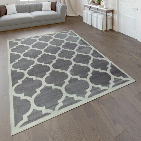 Paco Home Tapis De Créateur Salon Tapis Tissé À Plat Moderne Tendance Tapis Gris Blanc 60x100 Cm 1 Paco Home Tapis De Créateur Salon Tapis Tissé À Plat Moderne Tendance Tapis Gris Blanc 60x100 Cm