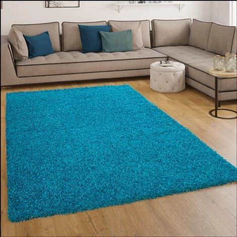 Paco Home Tapis Poils Hauts Et Longs Shaggy Sky Uni En Turquoise 40x60 Cm 1 Paco Home Tapis Poils Hauts Et Longs Shaggy Sky Uni En Turquoise 40x60 Cm