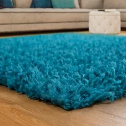 Paco Home Tapis Poils Hauts Et Longs Shaggy Sky Uni En Turquoise 40x60 Cm 7 Paco Home Tapis Poils Hauts Et Longs Shaggy Sky Uni En Turquoise 40x60 Cm -Tapis et paillasson Soldes 50623028 3