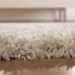 Paco Home Tapis Poils Hauts Moelleux Moderne Shaggy Style Flokati Confortable Uni Beige 60x90 Cm -Tapis et paillasson Soldes 50623033 4