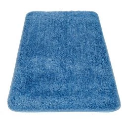 Paco Home Tapis Salle De Bain Moderne Poils Longs Uni Tapis De Bain Antidérapant Turquoise 50x80 Cm -Tapis et paillasson Soldes 50623090 4