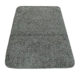 Paco Home Tapis Salle De Bain Moderne Uni Poils Longs Tapis De Bain Antidérapant Gris 80x150 Cm -Tapis et paillasson Soldes 50623156 4