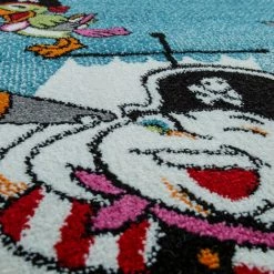 Paco Home Tapis Enfant Garçon Chambre Enfant Tapis Jeux Poils Ras Bateau Pirate Coloré 120x170 Cm -Tapis et paillasson Soldes 50623183 4