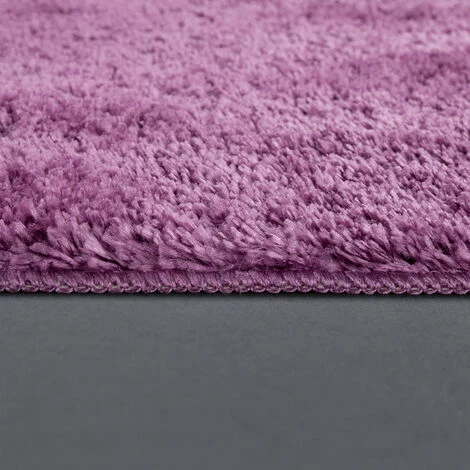 Paco Home Tapis Salle De Bain Moderne Uni Microfibres Moelleux Confortable Lilas 60x100 Cm 2 Paco Home Tapis Salle De Bain Moderne Uni Microfibres Moelleux Confortable Lilas 60x100 Cm – Image 2