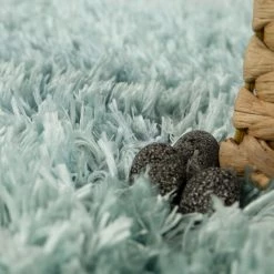 Paco Home Tapis De Bain Moderne Salle De Bain Tapis Shaggy Moelleux Doux Uni Turquoise 40x55 Cm -Tapis et paillasson Soldes 50623233 3