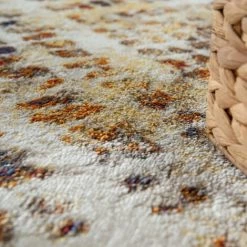 Paco Home Tapis Poils Ras Salon Aspect Usé Moderne Abstrait Design Industriel Coloré 60x100 Cm -Tapis et paillasson Soldes 50623291 3