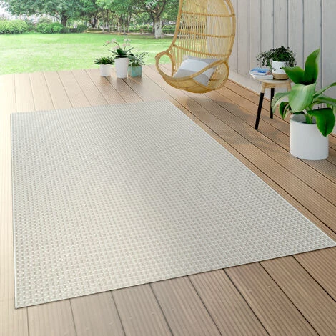 Paco Home Tapis Intérieur & Extérieur Tissage À Plat Aspect Sisal Look Naturel Uni Blanc 200x290 Cm 1 Paco Home Tapis Intérieur & Extérieur Tissage À Plat Aspect Sisal Look Naturel Uni Blanc 200x290 Cm