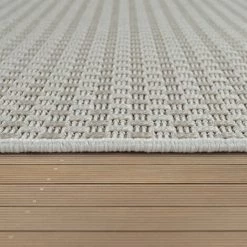 Paco Home Tapis Intérieur & Extérieur Tissage À Plat Aspect Sisal Look Naturel Uni Blanc 200x290 Cm 7 Paco Home Tapis Intérieur & Extérieur Tissage À Plat Aspect Sisal Look Naturel Uni Blanc 200x290 Cm -Tapis et paillasson Soldes 50623347 3