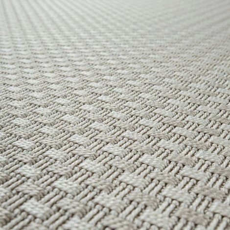 Paco Home Tapis Intérieur & Extérieur Tissage À Plat Aspect Sisal Look Naturel Uni Blanc 200x290 Cm 4 Paco Home Tapis Intérieur & Extérieur Tissage À Plat Aspect Sisal Look Naturel Uni Blanc 200x290 Cm – Image 4