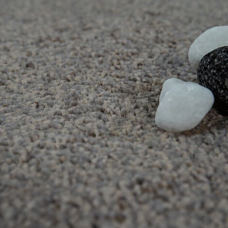 Paco Home Tapis De Salon À Poils Ras Lavable Résistant Monochrome Chiné Taupe 60x110 Cm 3 Paco Home Tapis De Salon À Poils Ras Lavable Résistant Monochrome Chiné Taupe 60x110 Cm – Image 3