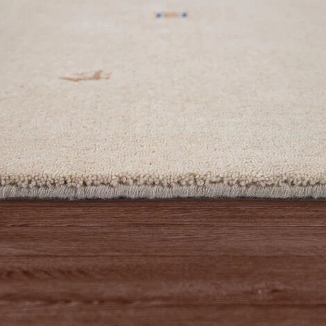 Paco Home Tapis Crème Beige Coloré Laine Tissé Main Gabbeh Qualité Style Ethnique Robuste 80x150 Cm 2 Paco Home Tapis Crème Beige Coloré Laine Tissé Main Gabbeh Qualité Style Ethnique Robuste 80x150 Cm – Image 2