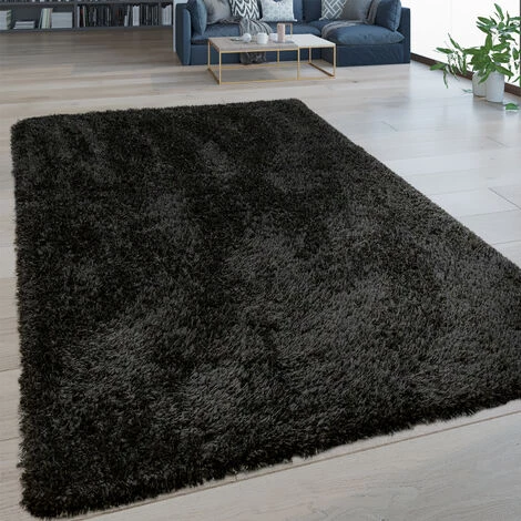 Paco Home Tapis Salon Poils Longs Lavable Shaggy Aspect Flokati Uni Noir 140x200 Cm 1 Paco Home Tapis Salon Poils Longs Lavable Shaggy Aspect Flokati Uni Noir 140x200 Cm