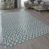 Paco Home Tapis Moderne Tissage À Plat Motif Tissé Motif Géométrique Look Scandinave En Gris 60x100 Cm