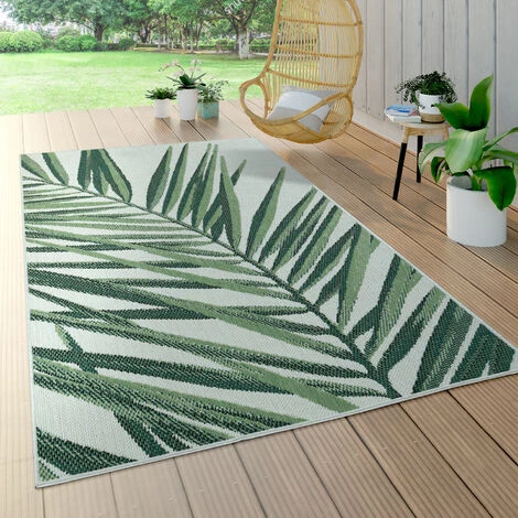 Paco Home Tapis Intérieur Extérieur Vert Beige Motif Palmier Terrasse Balcon Tissage Plat 80x150 Cm 1 Paco Home Tapis Intérieur Extérieur Vert Beige Motif Palmier Terrasse Balcon Tissage Plat 80x150 Cm